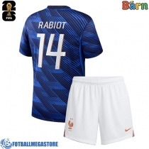 Fotballdrakt Barn Frankrike Adrien Rabiot #14 Hjemmedraktsett VM 2026 Kortermet (+ Korte bukser)